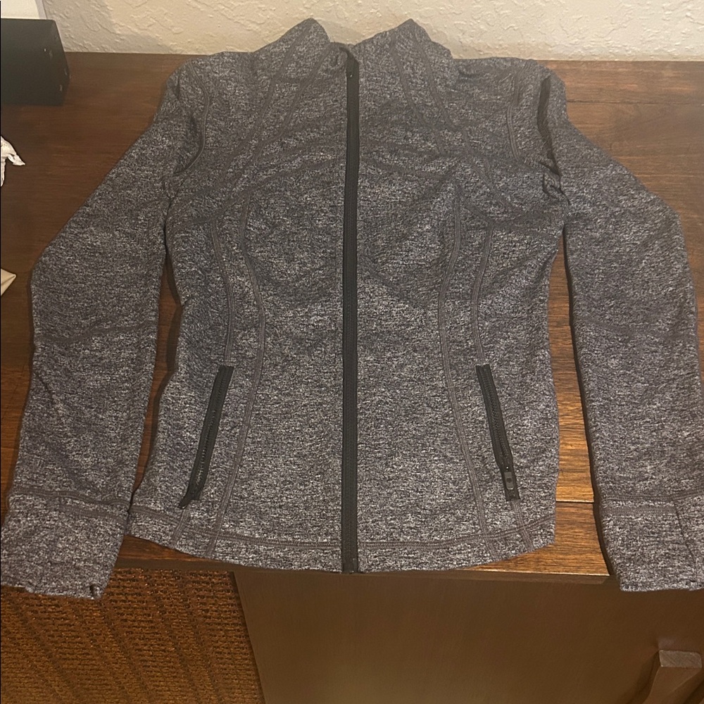 lululemon athletica Charcoal Zip-Up Jacket